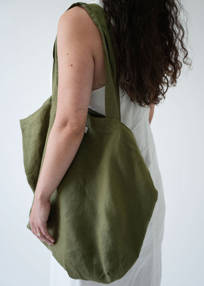 the classic linen tote
