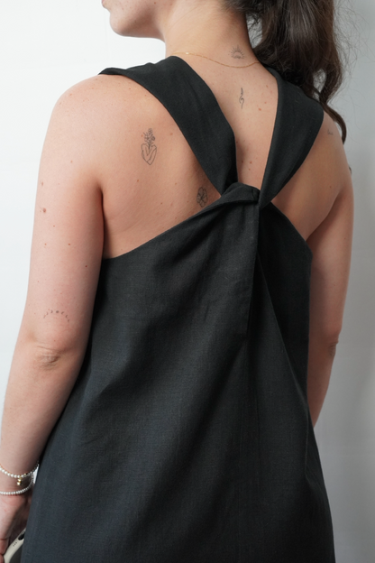 the twist back dress